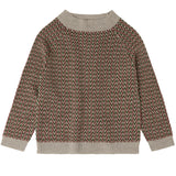 Fub Herringbone Sweater Oat Melange