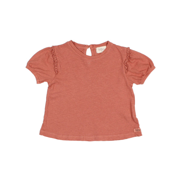 Buho BB Lace Linen T-Shirt Argile