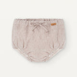 Popelin Sand Linen Baby Culotte