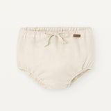 Popelin Off-White Linen Baby Culotte