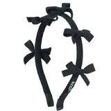 Knot Hairbands Woolly Headband // Black