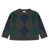 Morley Yves Pull Grey/Navy