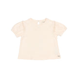 Buho BB Lace Linen T-Shirt Ivory