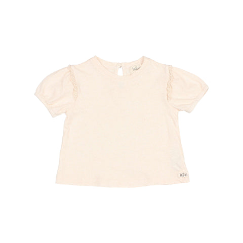 Buho BB Lace Linen T-Shirt Ivory