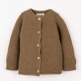 Popelin Terracotta Brioche Stitch Jacket
