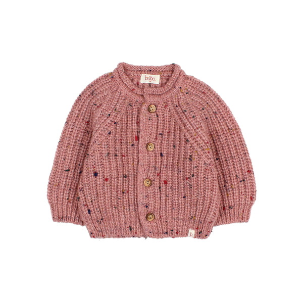Buho BB Botonato Cardigan Peony