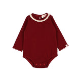 Buho BB Soft Rib Bodysuit Pomegranate