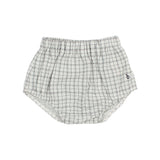 Buho BB Mini Check Bloomer Sky Gray