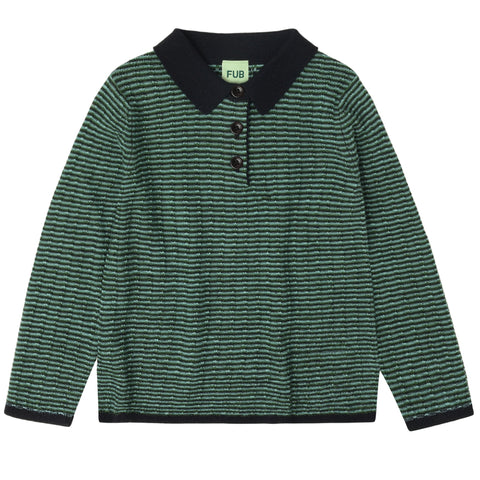 Fub Polo Shirt Dark Navy/Forest/Aqua