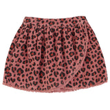 Piupiuchick Knee-Lenght Skirt Pink Animal Print