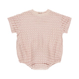 QUINCY MAE RELAXED BUBBLE ROMPER || BUBBLEGUM