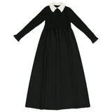 Coco Blanc Collared Maxi Black