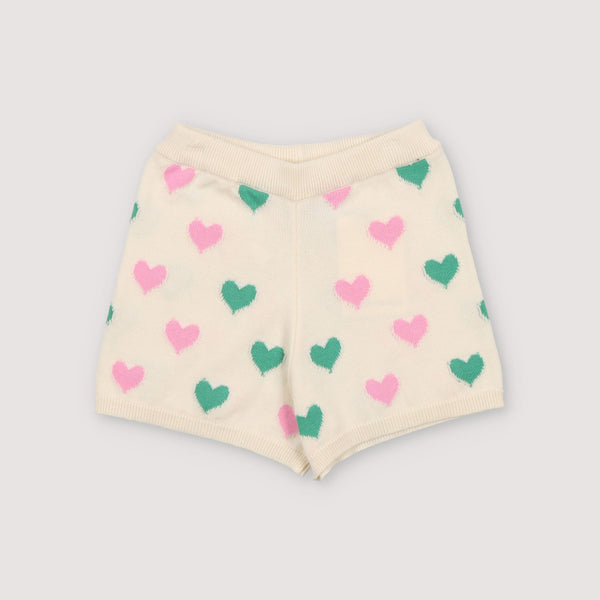 The New Society Oia Short Love Motif Multicolor