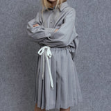 Unlabel Ara Skirt Grey Stripes