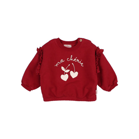 Buho Cherie Sweatshirt Cherry