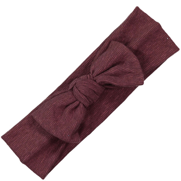 Knot Hairbands Jersey Headwrap // Wine