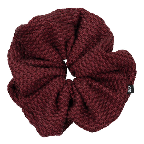 Knot Hairbands Knitted Scrunchie // Wine