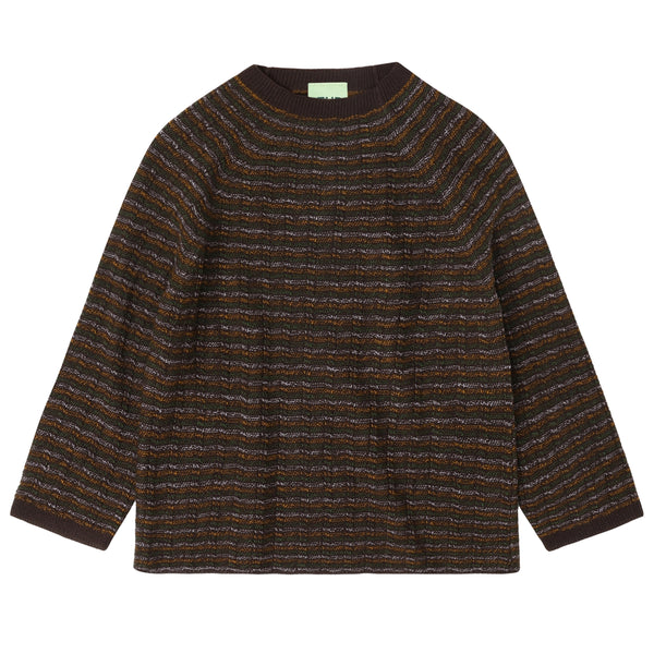 Fub Highneck Crew Mocca Melange