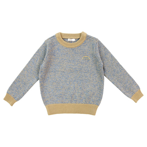 Coco Blanc Speckled Crew Sweater