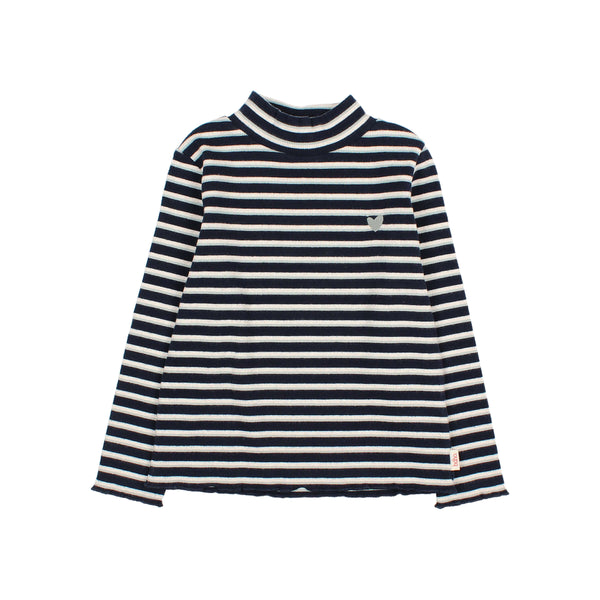 Buho Fancy Stripes T-Shirt Navy