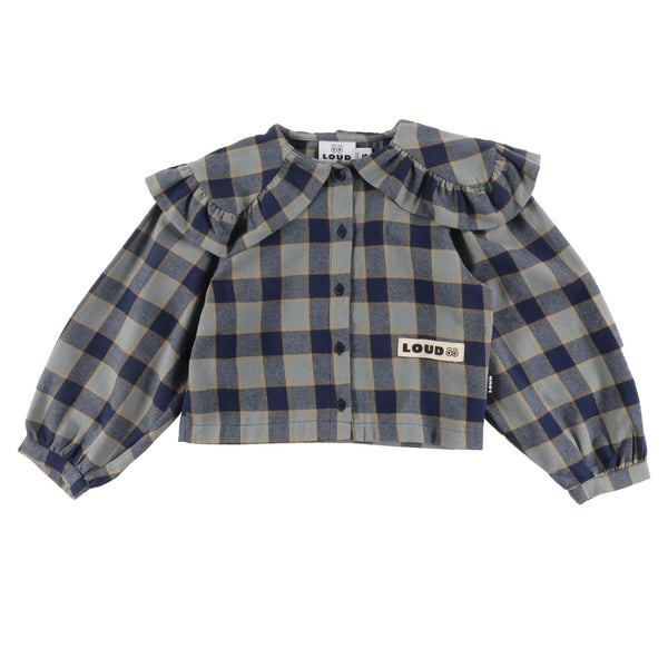 Loud Apparel Tradition Shirt Collar Check Indigo