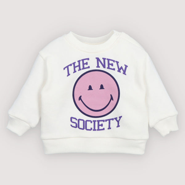 The New Society Smiley Baby Sweatshirt