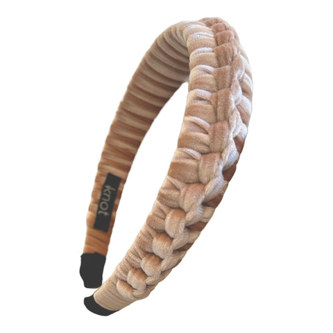 Knot Hairbands Corded Headband // Blush