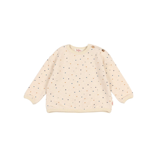 Buho BB Soft Stars Sweatshirt Natural