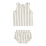 QUINCY MAE WOVEN TANK + SHORT SET || SKY STRIPE