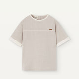 Popelin Sand Yoke Shirt