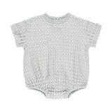 QUINCY MAE RELAXED BUBBLE ROMPER || SKY