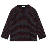 Fub Highneck Crew Dark Navy Melange