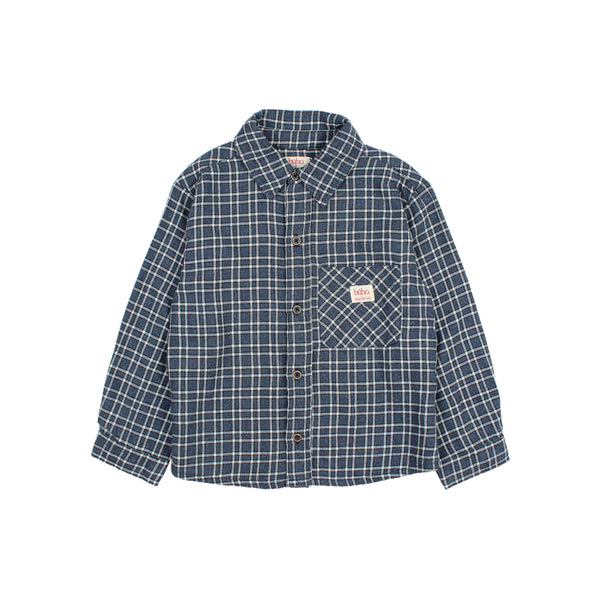 Buho Tartan Shirt Navy