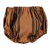 Piupiuchick Baby Shorties Brown Black Stripes