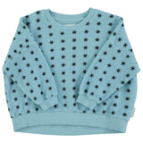 Piupiuchick Sweatshirt Blue Black Stars