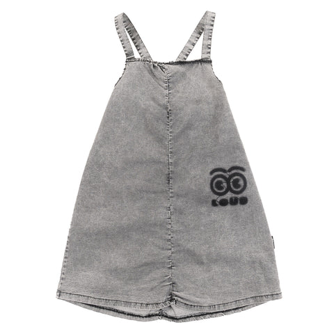 Loud Apparel Learn Dress Apron Light Grey Stone Wash