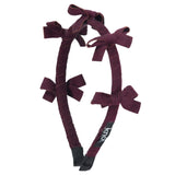 Knot Hairbands Woolly Headband // Mulberry