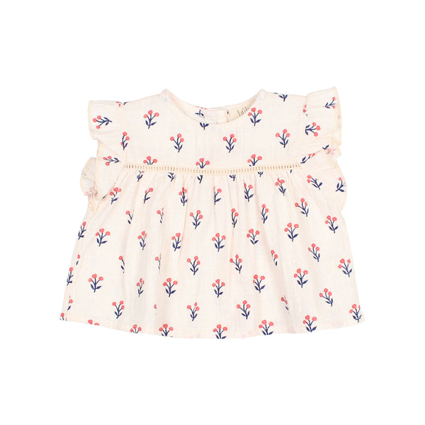 Buho BB Capri Blouse Ivory