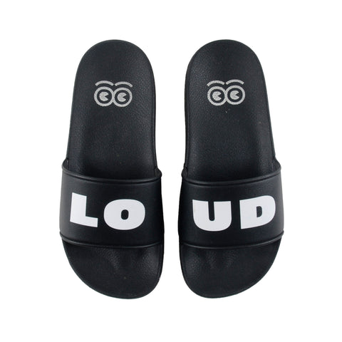 Loud Apparel Palla Sliders Black