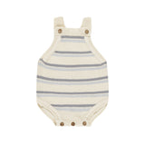 QUINCY MAE TATUM ROMPER || BLUE STRIPE