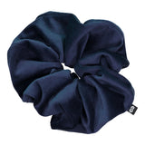 Knot Hairbands Felted Velvet Scrunchie // Navy