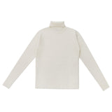 Coco Blanc Ribbed Turtle Neck Cream