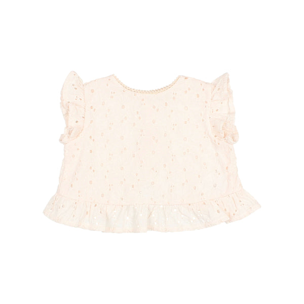 Buho BB Embroidery Top Ivory