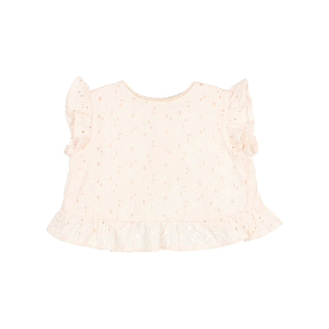 Buho BB Embroidery Top Ivory
