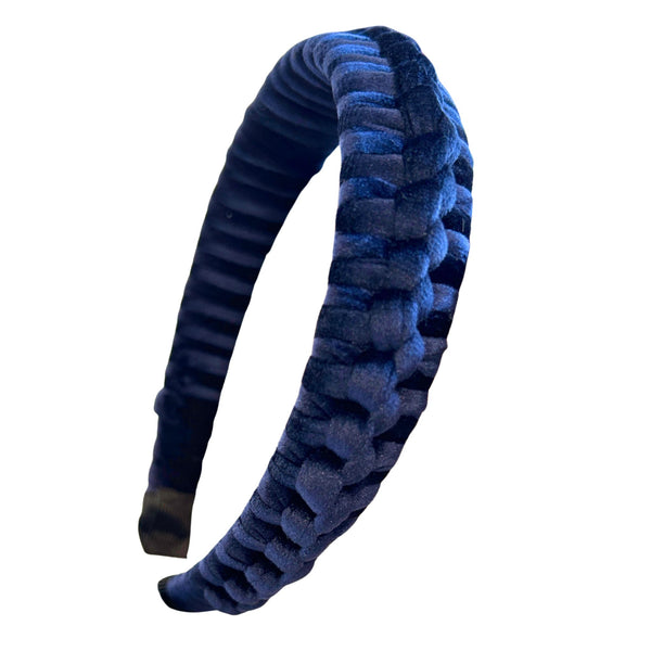 Knot Hairbands Corded Headband // Navy