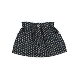 Buho Cottage Midi Skirt Navy