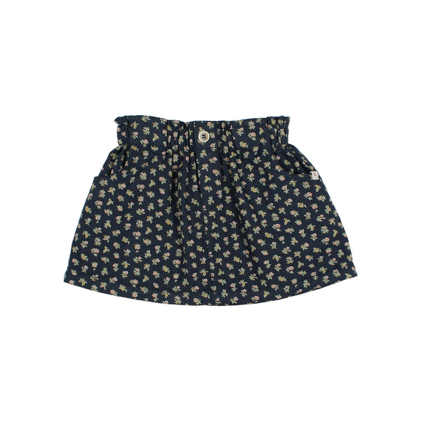 Buho Cottage Midi Skirt Navy