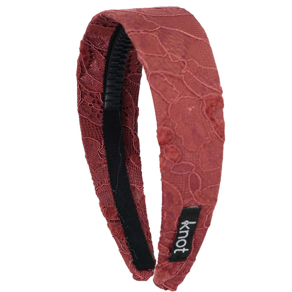 Knot Hairbands Lace Headband // Rose