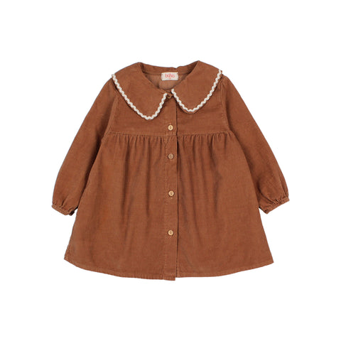 Buho BB Soft Velour Dress Cookie