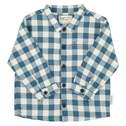 Piupiuchick Shirt Blue & White Checkered